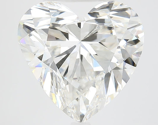 Lab-Grown Heart Diamond - 8.01 Carats, F Color, VS2 Clarity - Certified by IGI - Report Number: LG652428780