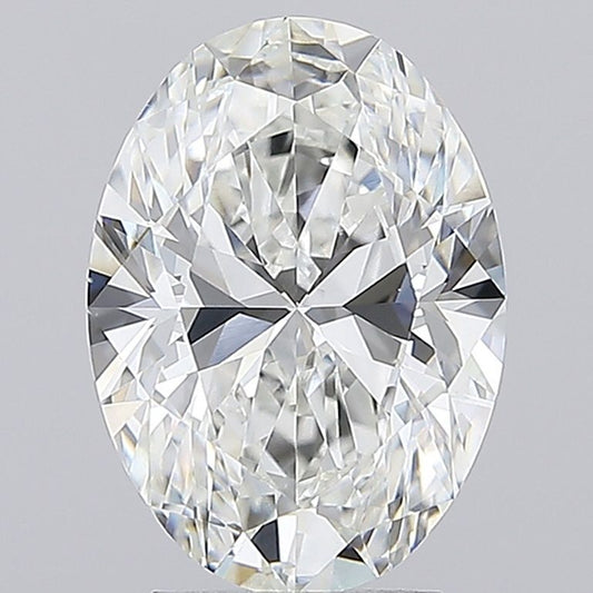 Lab-Grown Oval Diamond - 3.5 Carats, F Color, VS1 Clarity - Certified by IGI - Report Number: LG693550129