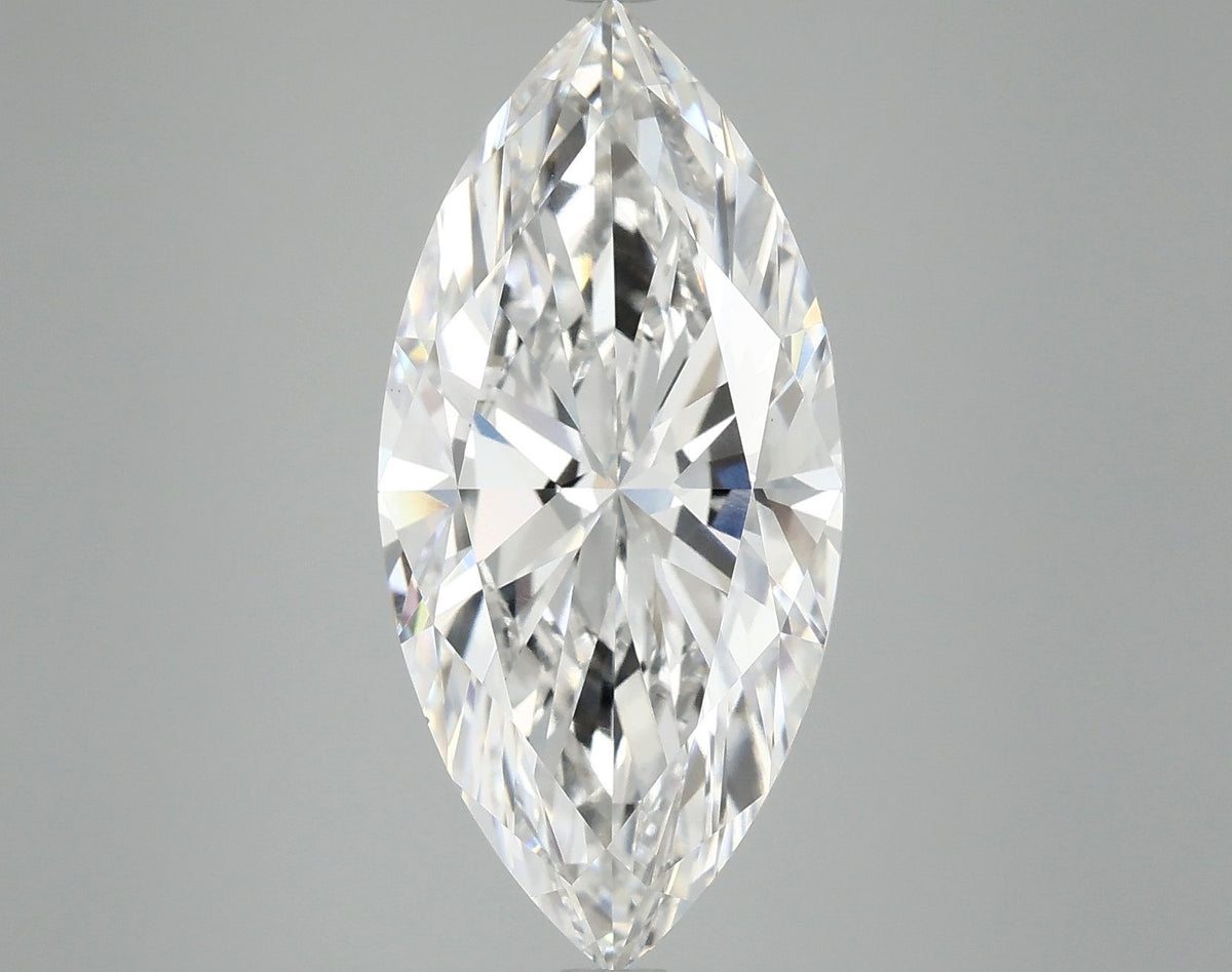 Lab-Grown Marquise Diamond - 6.09 Carats, F Color, VS1 Clarity - Certified by IGI - Report Number: LG687501663