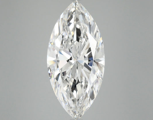 Lab-Grown Marquise Diamond - 6.09 Carats, F Color, VS1 Clarity - Certified by IGI - Report Number: LG687501663