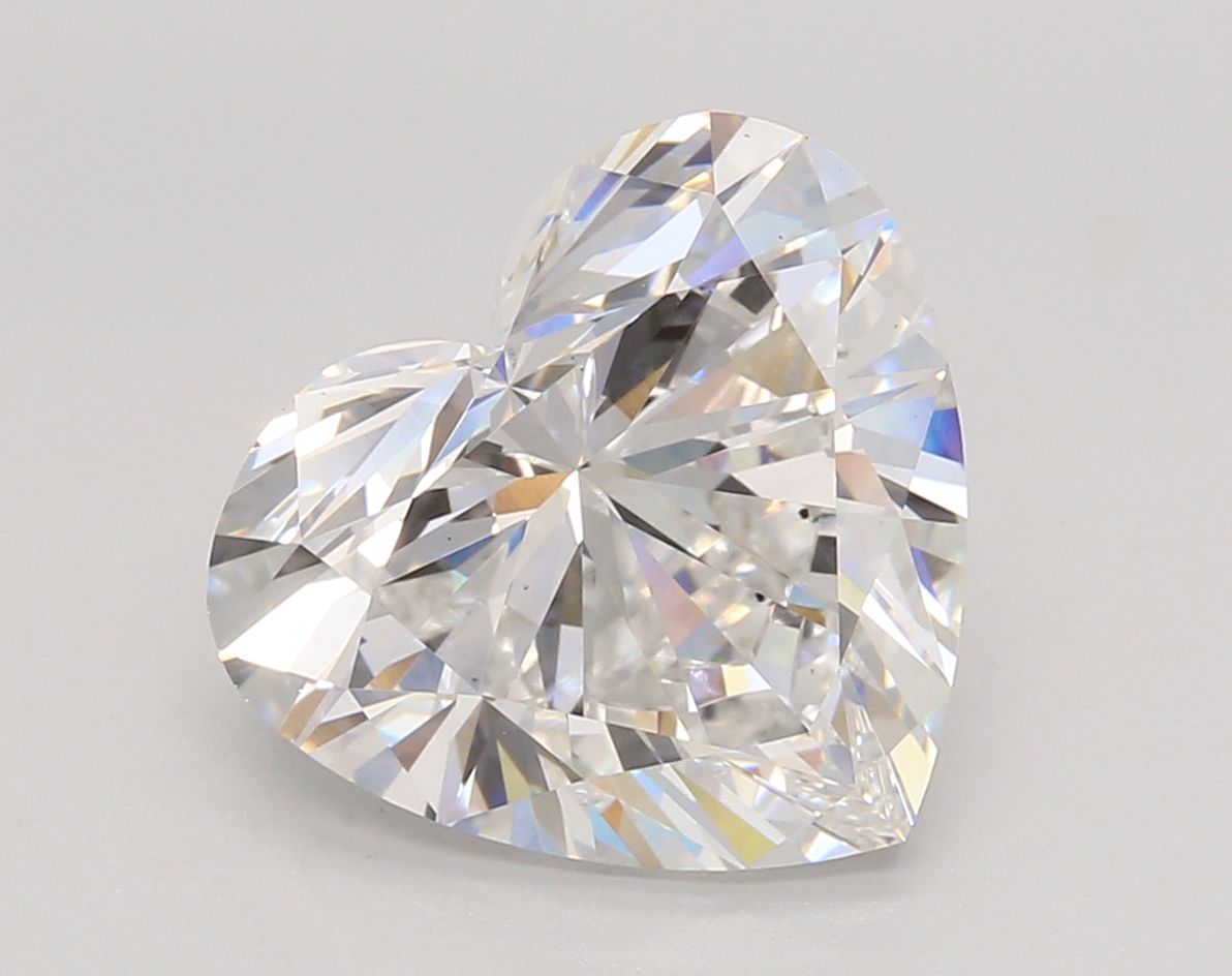 Lab-Grown Heart Diamond - 5.1 Carats, E Color, VS2 Clarity - Certified by IGI - Report Number: LG675551555