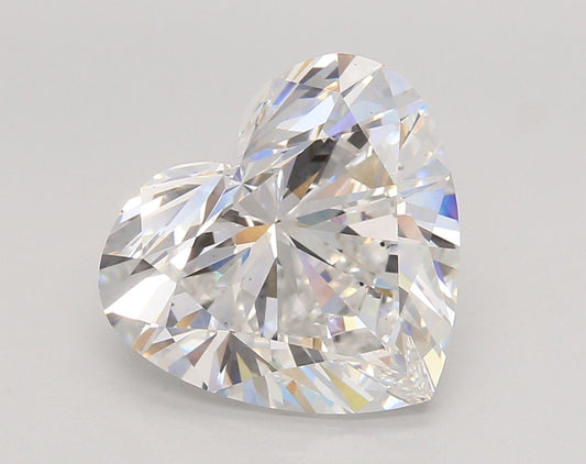 Lab-Grown Heart Diamond - 5.1 Carats, E Color, VS2 Clarity - Certified by IGI - Report Number: LG675551555
