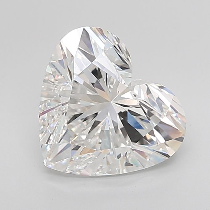 Lab-Grown Heart Diamond - 4.56 Carats, E Color, VS1 Clarity - Certified by IGI - Report Number: LG689542538