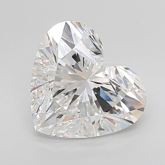 Lab-Grown Heart Diamond - 4.56 Carats, E Color, VS1 Clarity - Certified by IGI - Report Number: LG689542538