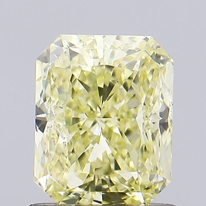 Lab-Grown Radiant Diamond - 1.0 Carats, Fancy Intense Yellow Color, SI2 Clarity - Certified by IGI - Report Number: LG621431509