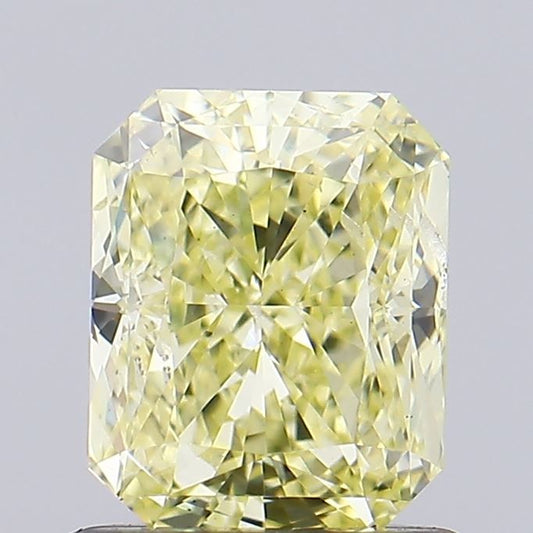 Lab-Grown Radiant Diamond - 1.0 Carats, Fancy Intense Yellow Color, SI2 Clarity - Certified by IGI - Report Number: LG621431509