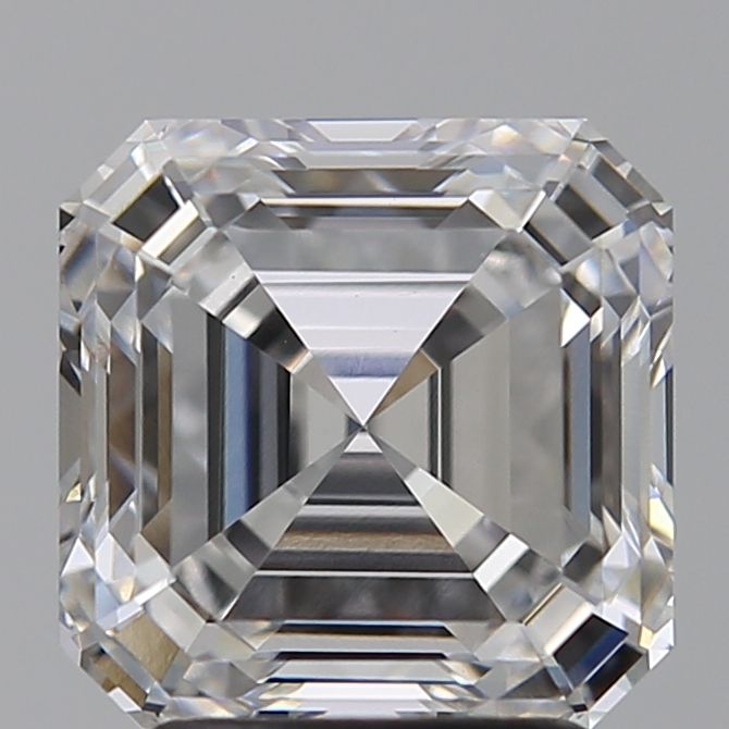 Lab-Grown Asscher Diamond - 3.08 Carats, E Color, VVS2 Clarity - Certified by IGI - Report Number: LG696557693