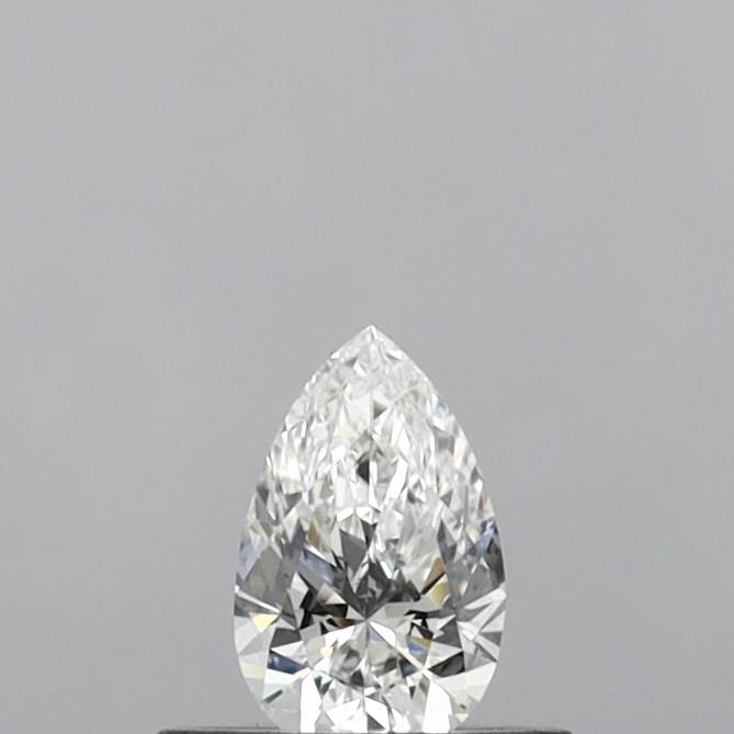 Lab-Grown Pear Diamond - 0.34 Carats, F Color, VS1 Clarity - Certified by IGI - Report Number: LG582373497