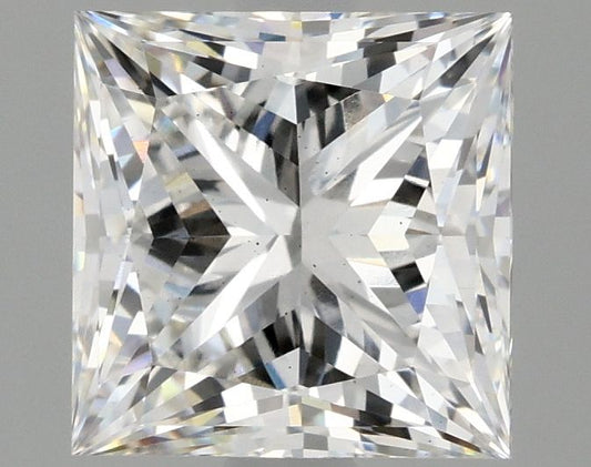 Lab-Grown Princess Diamond - 2.52 Carats, F Color, VS2 Clarity - Certified by IGI - Report Number: LG636426736