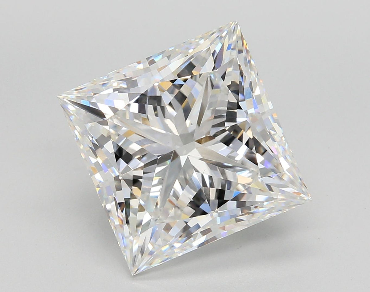 Lab-Grown Princess Diamond - 8.1 Carats, E Color, VS1 Clarity - Certified by IGI - Report Number: LG681512576