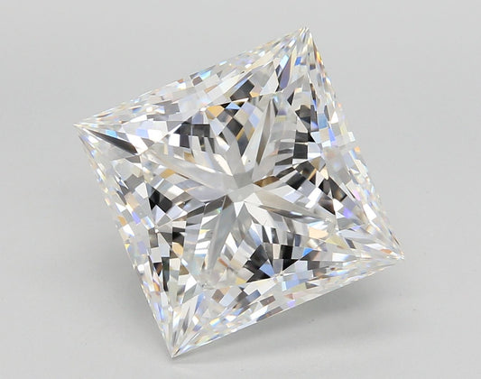 Lab-Grown Princess Diamond - 8.1 Carats, E Color, VS1 Clarity - Certified by IGI - Report Number: LG681512576