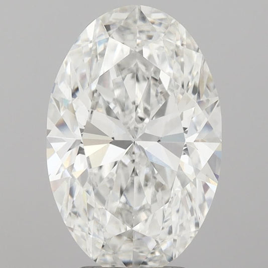 Lab-Grown Oval Diamond - 4.08 Carats, E Color, VVS2 Clarity - Certified by IGI - Report Number: LG712590171