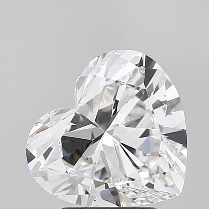 Lab-Grown Heart Diamond - 3.0 Carats, D Color, VS2 Clarity - Certified by IGI - Report Number: LG675507540