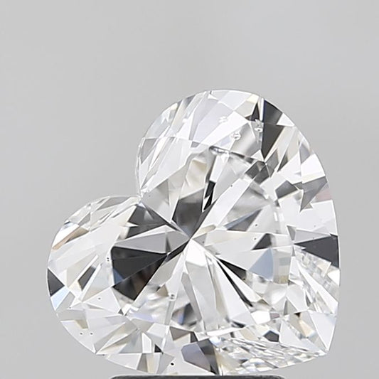 Lab-Grown Heart Diamond - 3.0 Carats, D Color, VS2 Clarity - Certified by IGI - Report Number: LG675507540