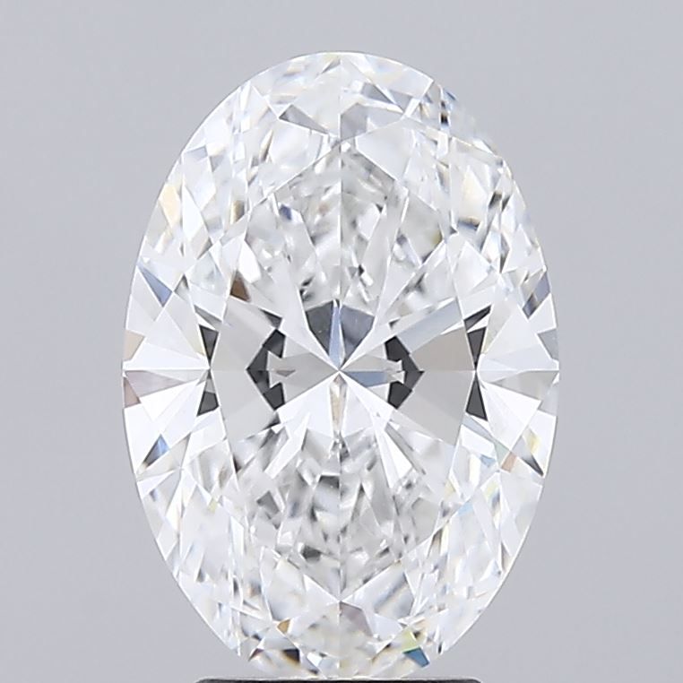 Lab-Grown Oval Diamond - 3.51 Carats, E Color, VVS2 Clarity - Certified by GIA - Report Number: 1518329944