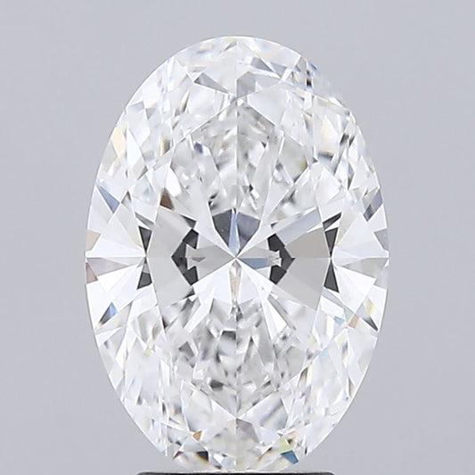 Lab-Grown Oval Diamond - 3.51 Carats, E Color, VVS2 Clarity - Certified by GIA - Report Number: 1518329944