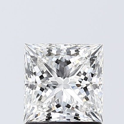 Lab-Grown Princess Diamond - 1.45 Carats, F Color, VS1 Clarity - Certified by IGI - Report Number: LG632432591