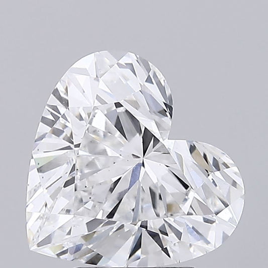 Lab-Grown Heart Diamond - 4.02 Carats, E Color, VS1 Clarity - Certified by IGI - Report Number: LG577374691