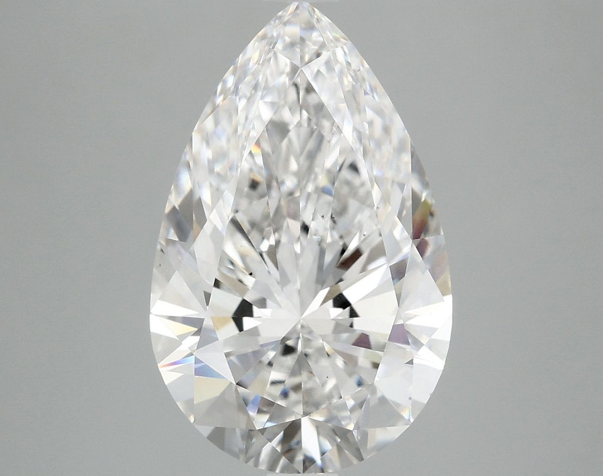 Lab-Grown Pear Diamond - 5.03 Carats, F Color, VS2 Clarity - Certified by IGI - Report Number: LG683593952