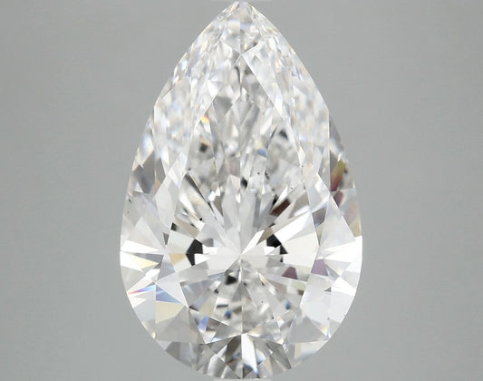 Lab-Grown Pear Diamond - 5.03 Carats, F Color, VS2 Clarity - Certified by IGI - Report Number: LG683593952