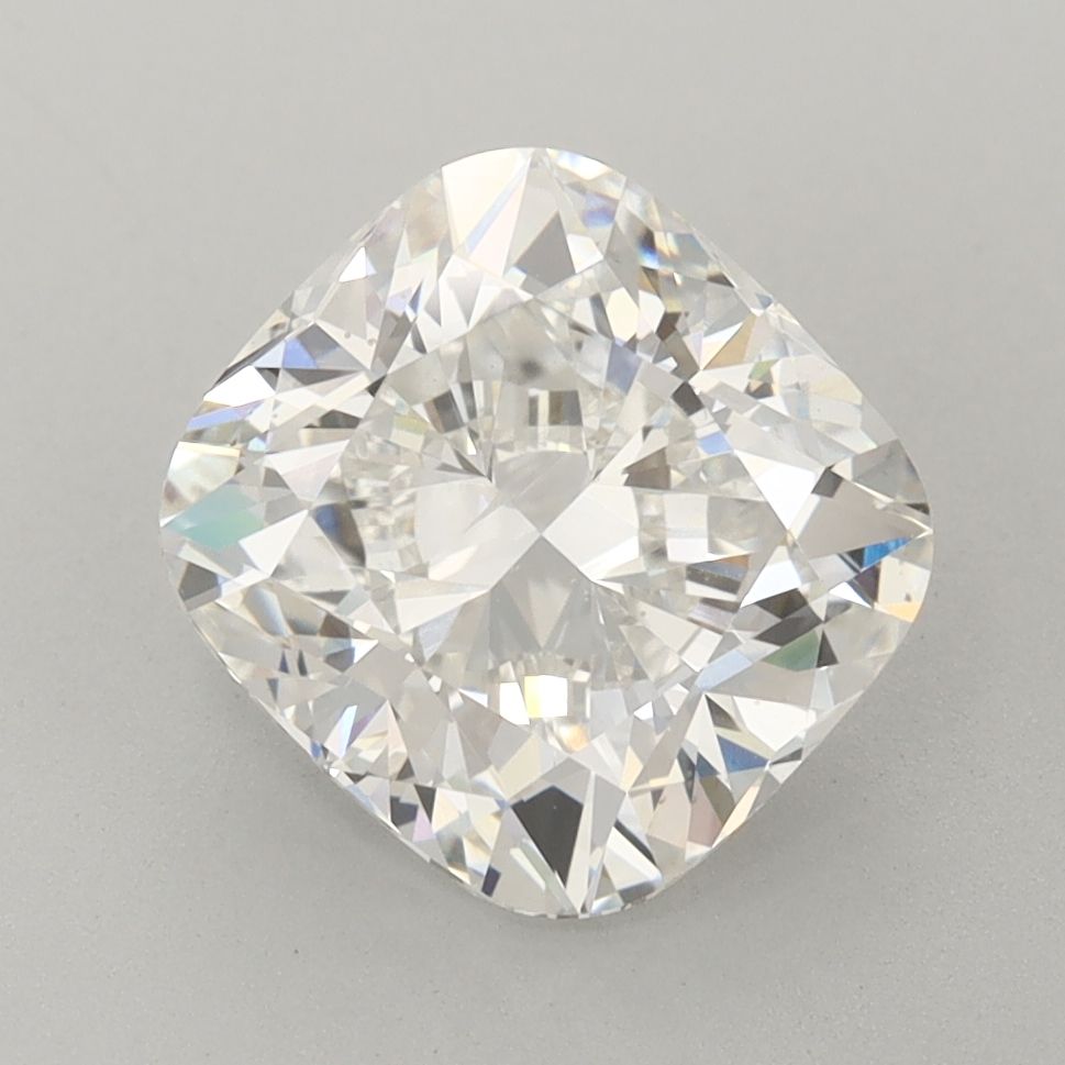 Lab-Grown Cushion Diamond - 3.09 Carats, F Color, VVS2 Clarity - Certified by IGI - Report Number: LG642475789