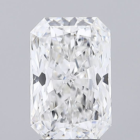 Lab-Grown Radiant Diamond - 3.01 Carats, F Color, VVS2 Clarity - Certified by IGI - Report Number: LG713533858