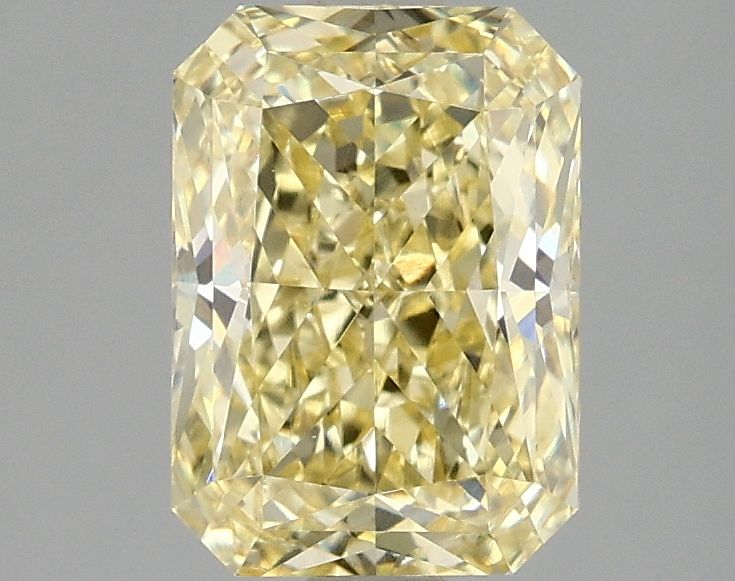 Lab-Grown Radiant Diamond - 2.01 Carats, Fancy Intense Yellow Color, VVS2 Clarity - Certified by IGI - Report Number: LG683562582