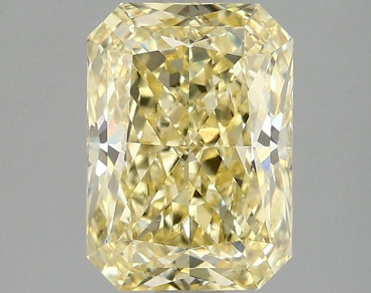 Lab-Grown Radiant Diamond - 2.01 Carats, Fancy Intense Yellow Color, VVS2 Clarity - Certified by IGI - Report Number: LG683562582
