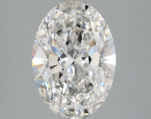 Lab-Grown Oval Diamond - 1.96 Carats, F Color, VVS2 Clarity - Certified by IGI - Report Number: LG681598766