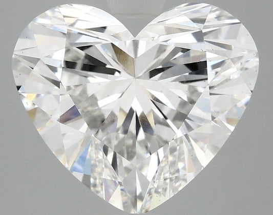 Lab-Grown Heart Diamond - 4.89 Carats, F Color, VS1 Clarity - Certified by IGI - Report Number: LG712578313