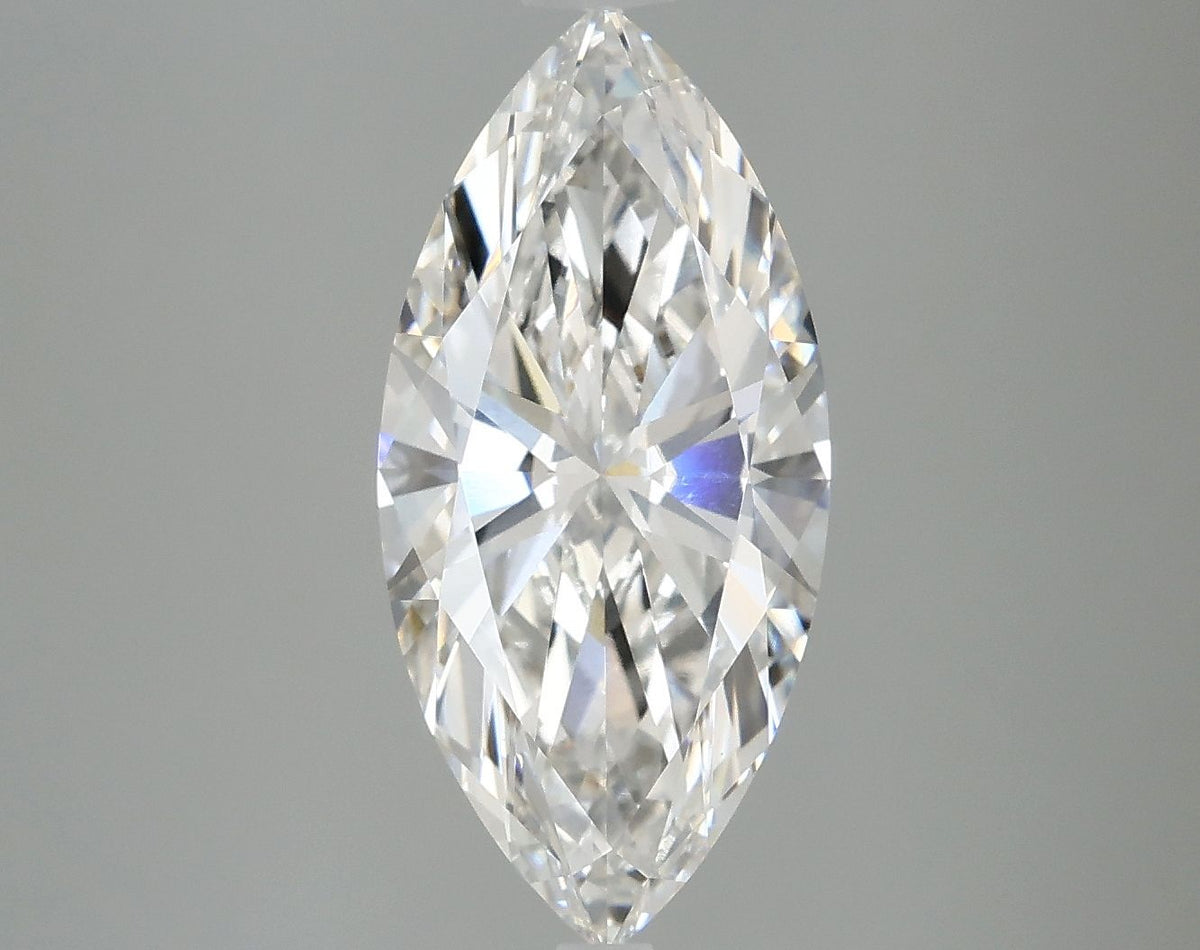 Lab-Grown Marquise Diamond - 2.96 Carats, E Color, VVS2 Clarity - Certified by IGI - Report Number: LG662417386