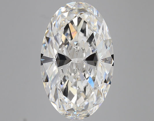 Lab-Grown Oval Diamond - 8.02 Carats, F Color, VS1 Clarity - Certified by IGI - Report Number: LG683591854