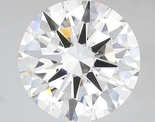Lab-Grown Round Diamond - 4.5 Carats, F Color, VS1 Clarity - Certified by IGI - Report Number: LG635453551