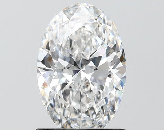 Lab-Grown Oval Diamond - 1.56 Carats, F Color, VVS2 Clarity - Certified by IGI - Report Number: LG681584125