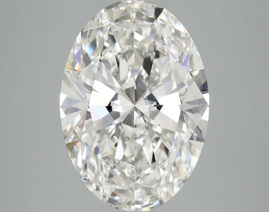 Lab-Grown Oval Diamond - 4.03 Carats, F Color, VS2 Clarity - Certified by IGI - Report Number: LG696509858
