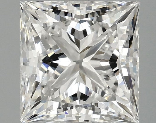 Lab-Grown Princess Diamond - 2.09 Carats, F Color, VVS2 Clarity - Certified by IGI - Report Number: LG687569622