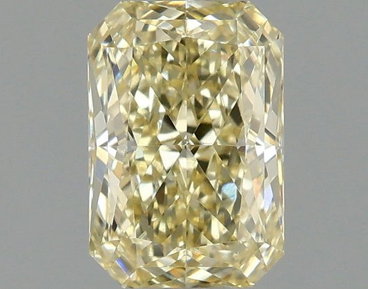 Lab-Grown Radiant Diamond - 1.02 Carats, Fancy Intense Yellow Color, VVS2 Clarity - Certified by IGI - Report Number: LG669434776