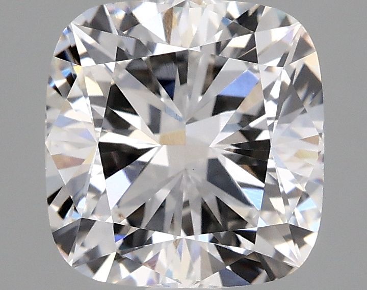Lab-Grown Cushion Diamond - 2.5 Carats, F Color, VS1 Clarity - Certified by IGI - Report Number: LG647406800