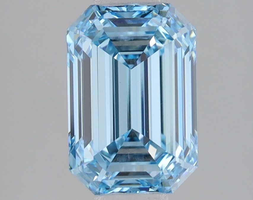 Lab-Grown Emerald Diamond - 2.09 Carats, Fancy Vivid Blue Color, VVS2 Clarity - Certified by IGI - Report Number: LG680534551