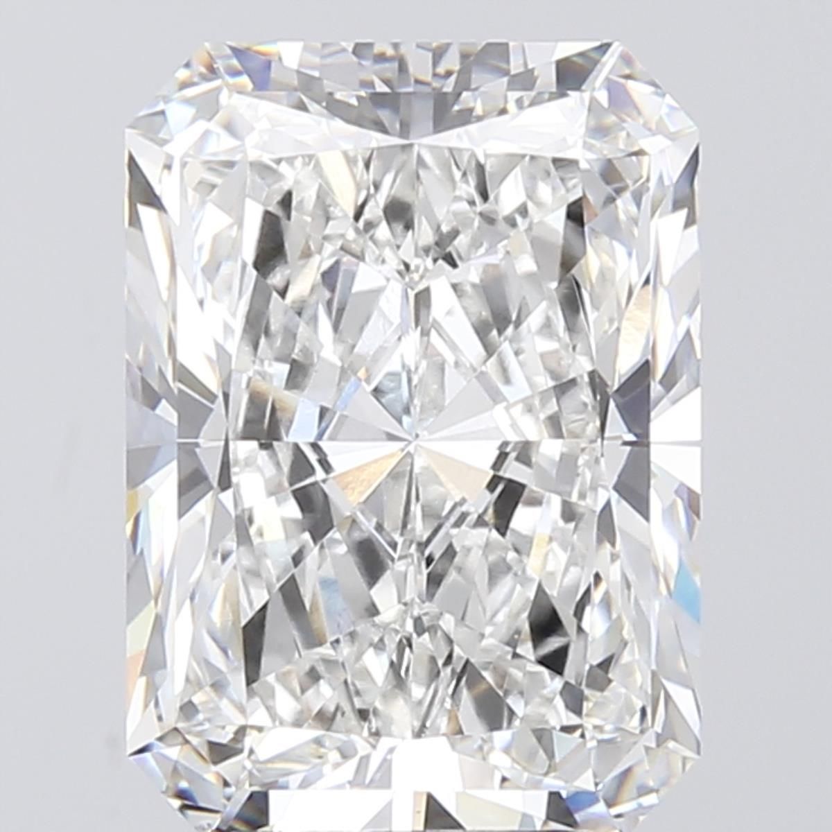 Lab-Grown Radiant Diamond - 6.05 Carats, F Color, VVS2 Clarity - Certified by IGI - Report Number: LG683583493