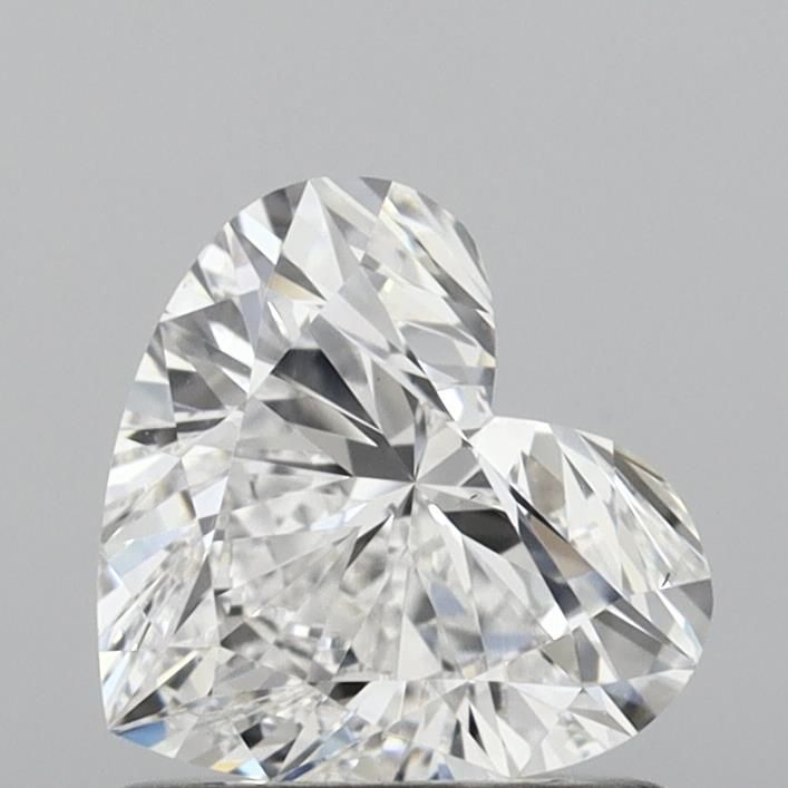 Lab-Grown Heart Diamond - 0.93 Carats, E Color, VS1 Clarity - Certified by IGI - Report Number: LG642477339