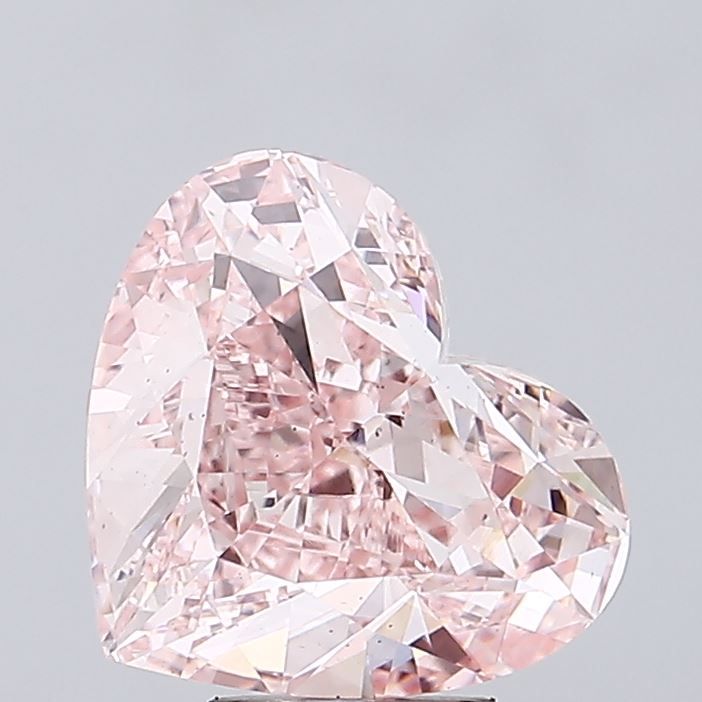 Lab-Grown Heart Diamond - 6.09 Carats, Fancy Intense Pink Color, VS2 Clarity - Certified by IGI - Report Number: LG688505975