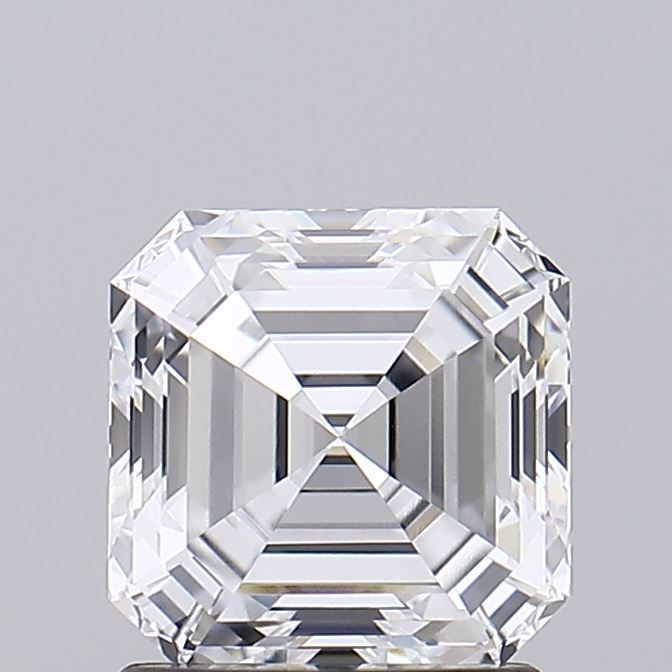 Lab-Grown Asscher Diamond - 1.56 Carats, D Color, VVS2 Clarity - Certified by GIA - Report Number: 1507061897