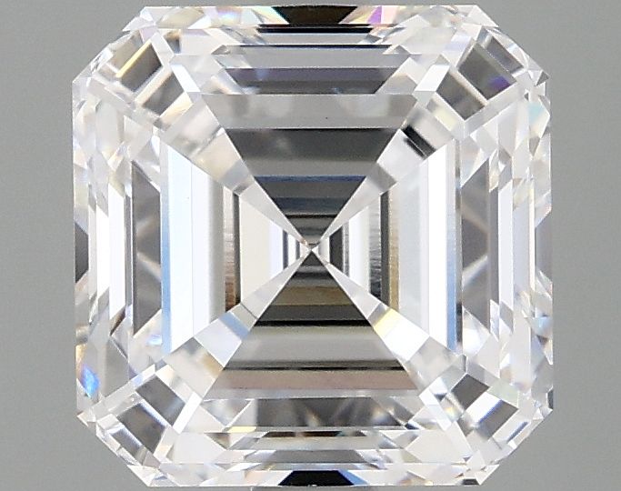 Lab-Grown Asscher Diamond - 2.89 Carats, D Color, VVS2 Clarity - Certified by IGI - Report Number: LG689591819
