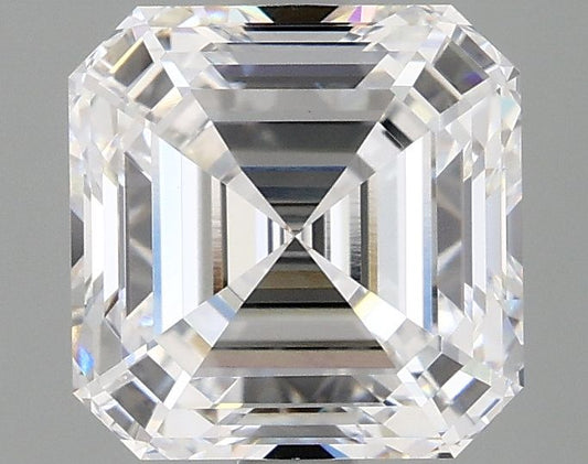 Lab-Grown Asscher Diamond - 2.89 Carats, D Color, VVS2 Clarity - Certified by IGI - Report Number: LG689591819