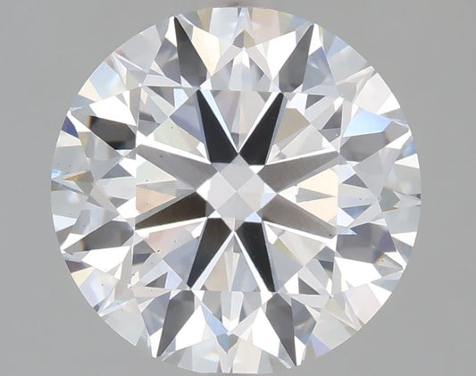 Lab-Grown Round Diamond - 3.04 Carats, E Color, VS2 Clarity - Certified by IGI - Report Number: LG673426409