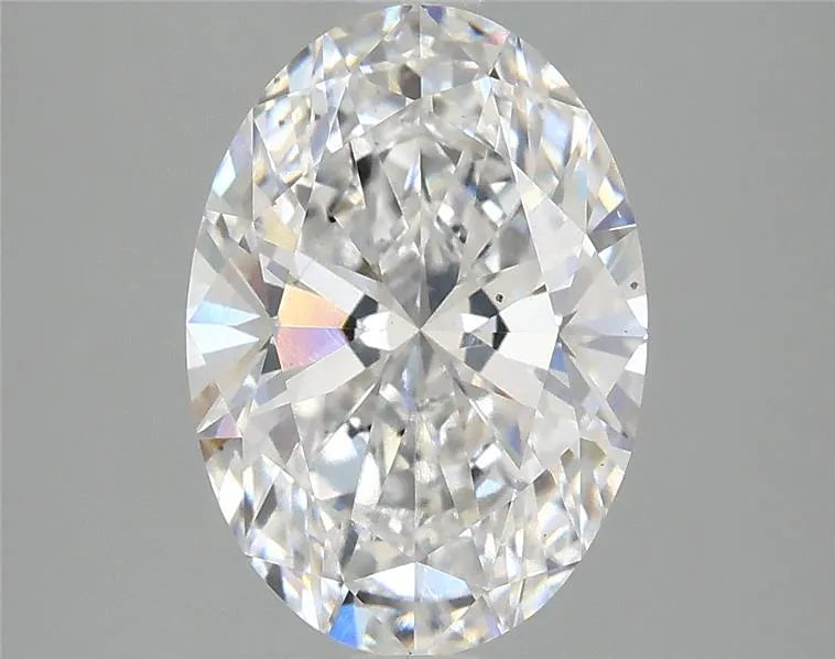 2,82 ct ovaler, im Labor gezüchteter Diamant (Farbe E, Reinheit SI1, IGI-zertifiziert)