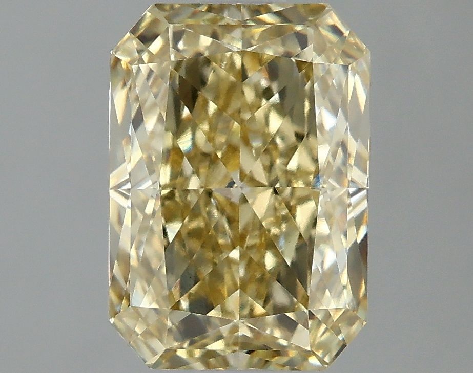Lab-Grown Radiant Diamond - 1.99 Carats, Fancy Intense Yellow Color, VVS2 Clarity - Certified by IGI - Report Number: LG642494213