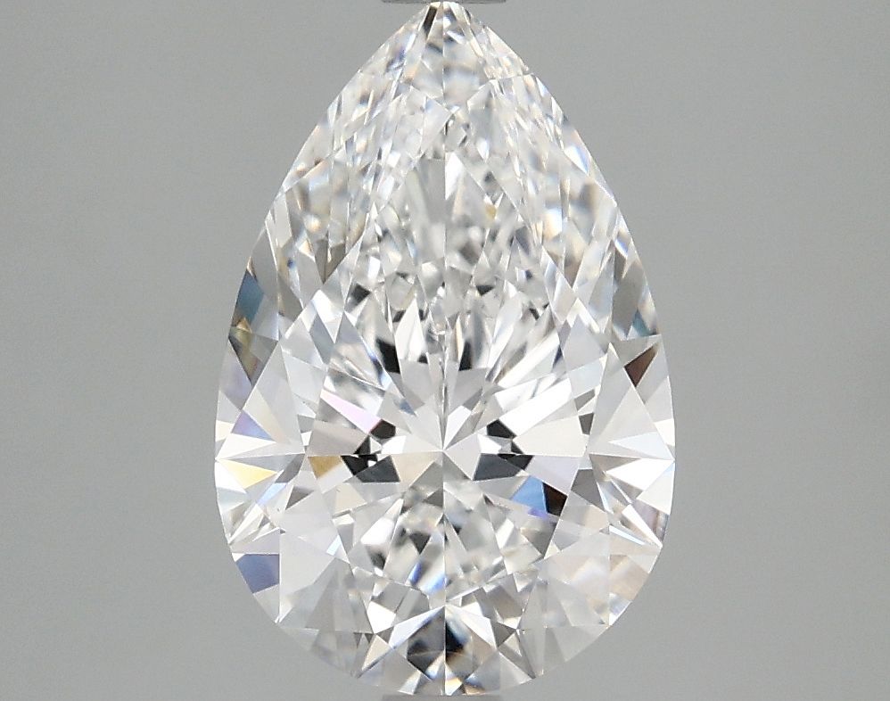Lab-Grown Pear Diamond - 2.55 Carats, E Color, VVS2 Clarity - Certified by IGI - Report Number: LG689576978
