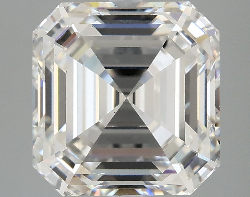 Lab-Grown Asscher Diamond - 5.02 Carats, F Color, VS1 Clarity - Certified by IGI - Report Number: LG666435610